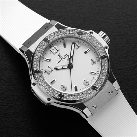 hublot big bang white diamonds price|hublot diamond watch price.